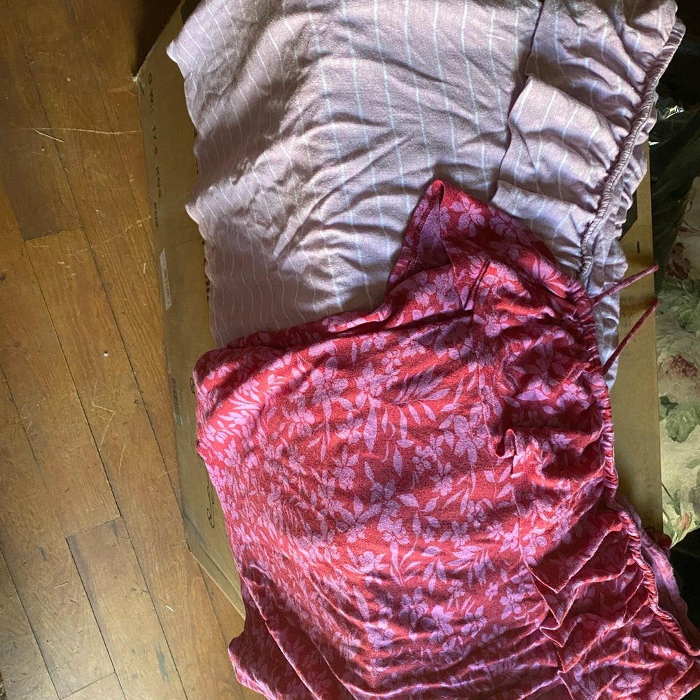 Two one shoulder tops from Old Navy.